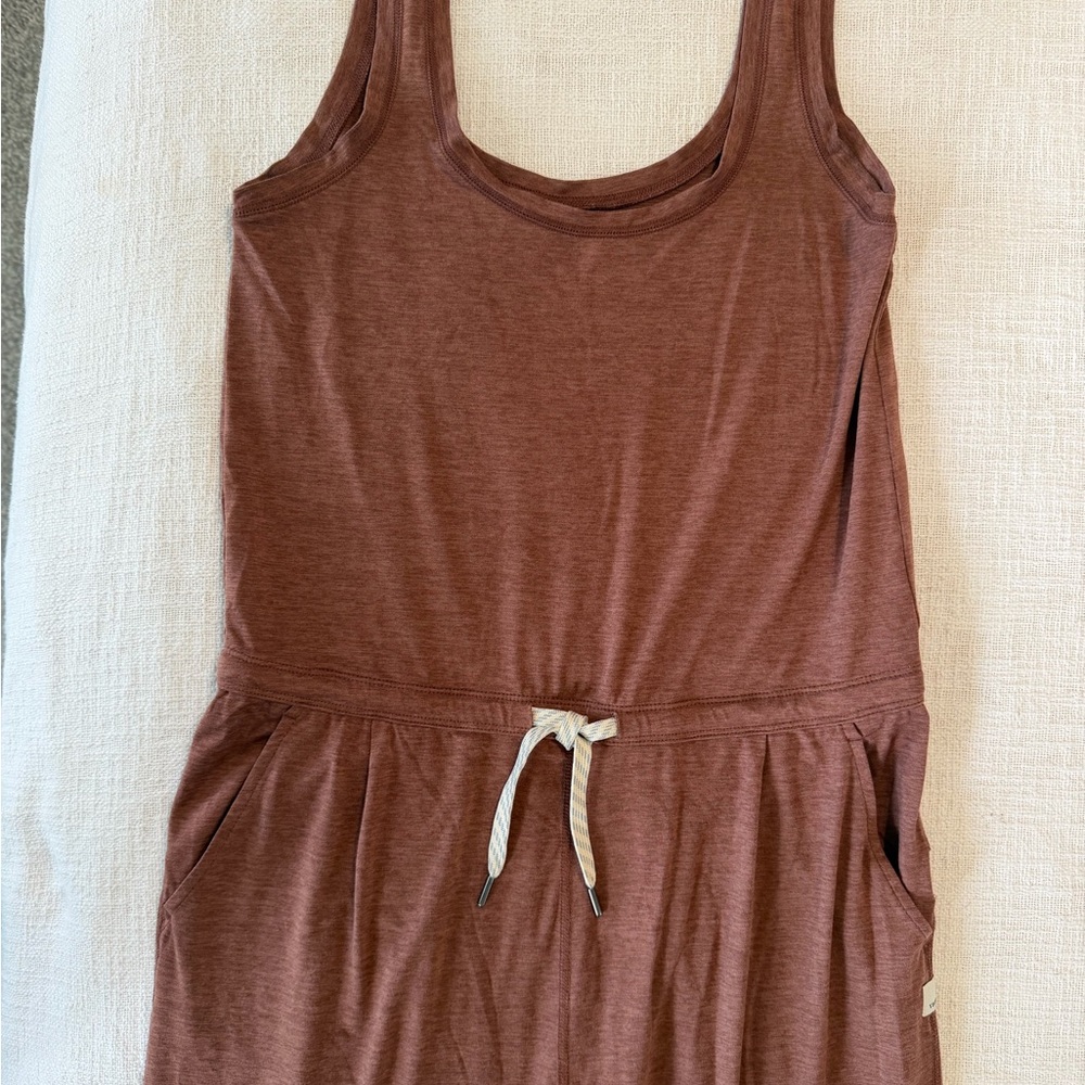 Vuori Luxe Relaxed Jumpsuit-Mauve